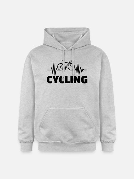 Cycling - Gildan Unisex Softstyle® Midweight Hoodie - light heather grey