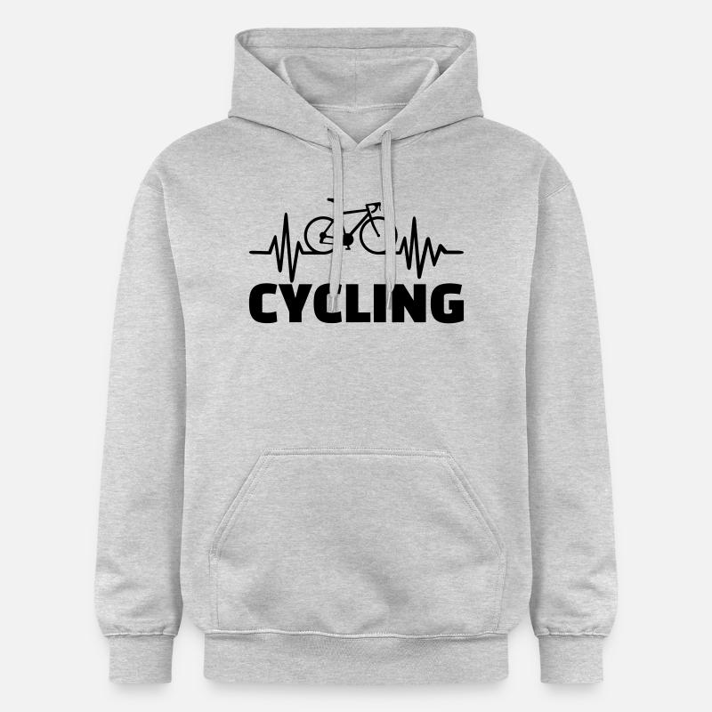 Cycling - Sweat à capuche Softstyle® Gildan Unisexe - gris clair chiné