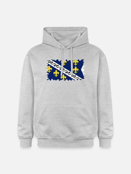 Bosnia i herzegovina europe Sarajevo flag mostar - Gildan luvtröja unisex Softstyle® Midweight - ljusgråmelerad