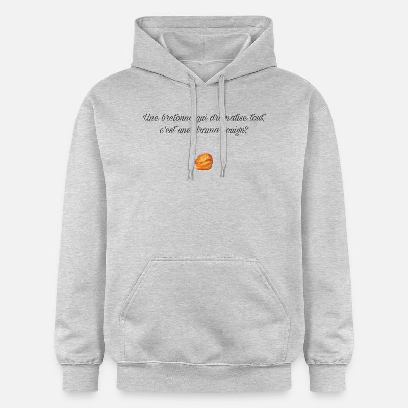 Dramakouign? Grey - Sweat à capuche Softstyle® Gildan Unisexe - gris clair chiné