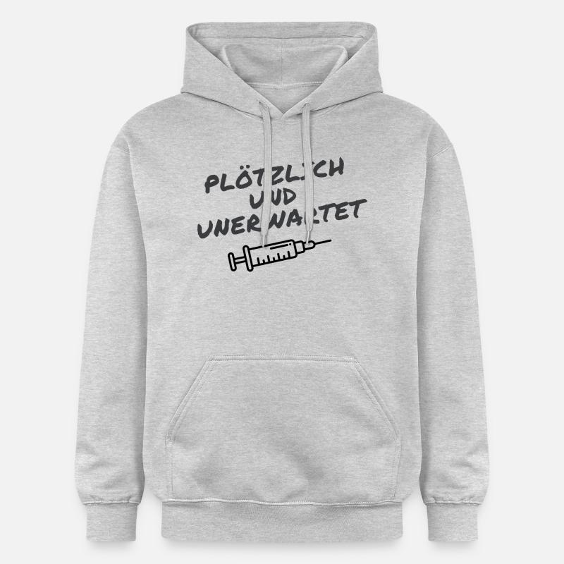 Soudain et de manière inattendue - Sweat à capuche Softstyle® Gildan Unisexe - gris clair chiné