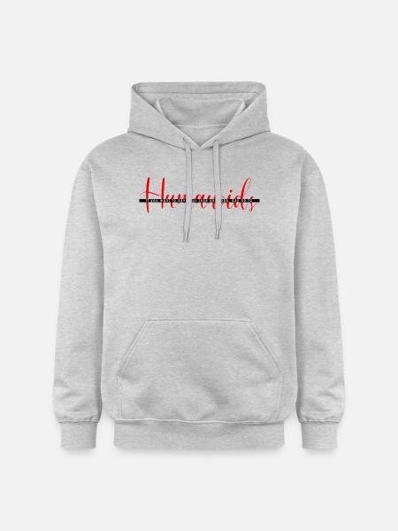 Humanoid - Gildan Unisex Softstyle® Midweight Hoodie - light heather grey