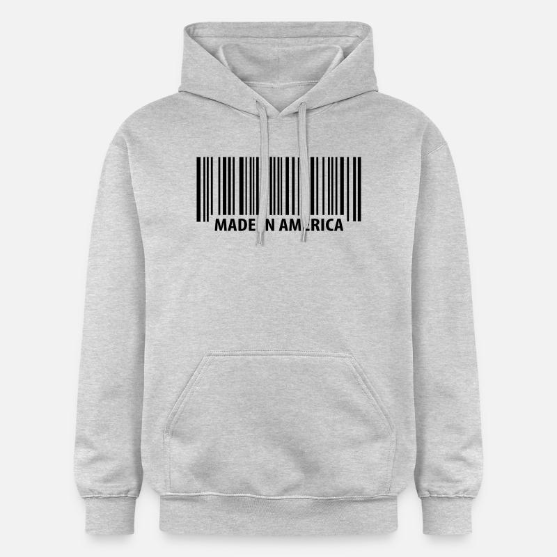 Made in America - Sweat à capuche Softstyle® Gildan Unisexe - gris clair chiné