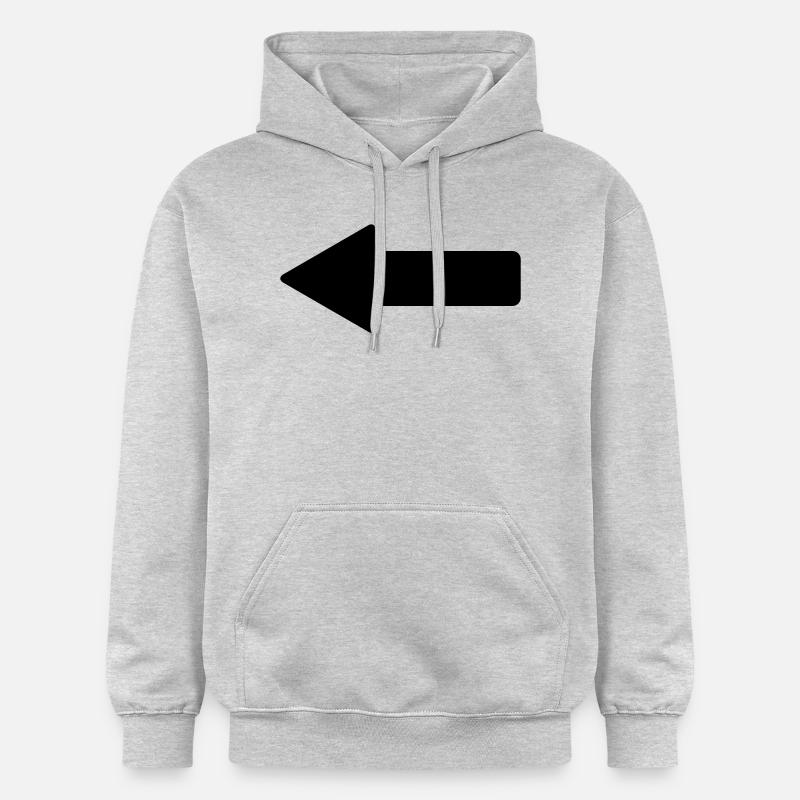 arrow - Sweat à capuche Softstyle® Gildan Unisexe - gris clair chiné