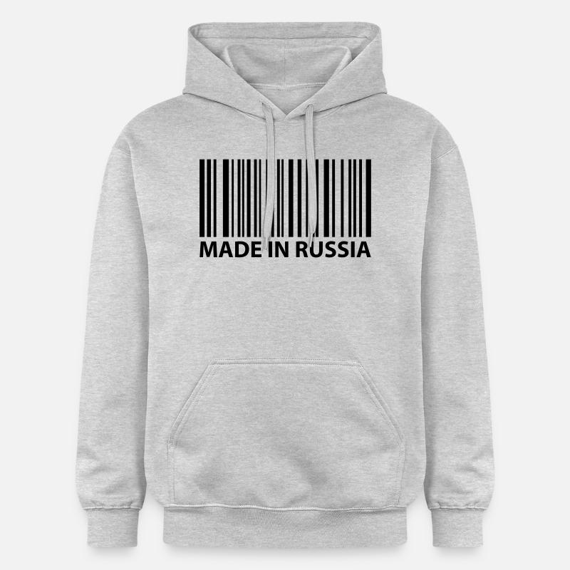 made in russia - Sweat à capuche Softstyle® Gildan Unisexe - gris clair chiné
