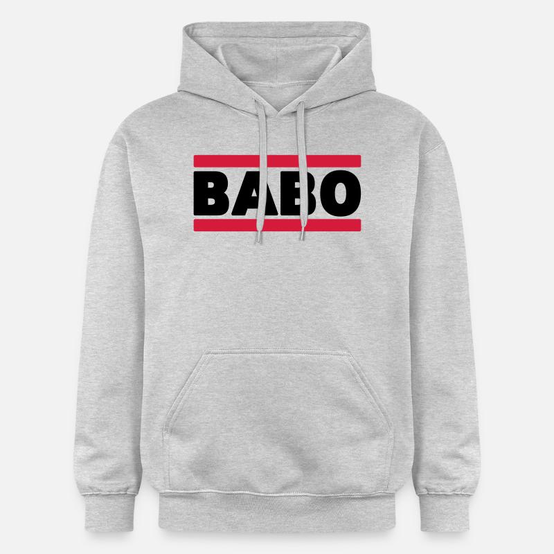 Babo - Sweat à capuche Softstyle® Gildan Unisexe - gris clair chiné