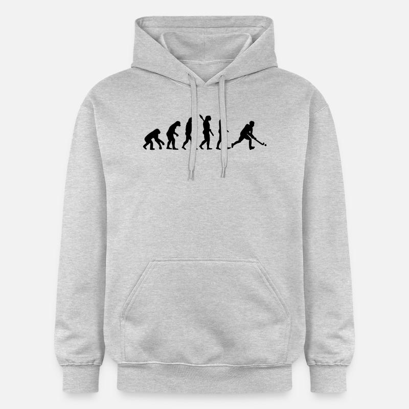 Évolution Hockey - Sweat à capuche Softstyle® Gildan Unisexe - gris clair chiné