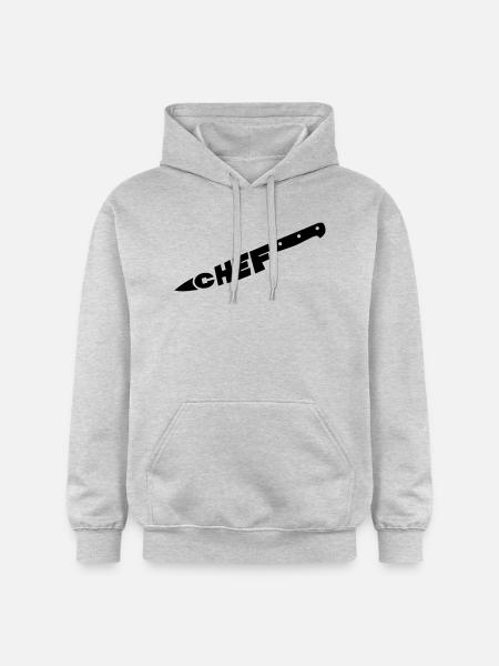 chef couteau - Gildan Unisex Softstyle® Midweight Hoodie - light heather grey