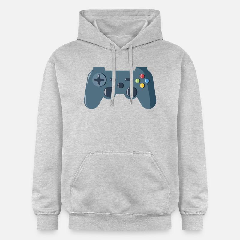 Console de jeu - Sweat à capuche Softstyle® Gildan Unisexe - gris clair chiné