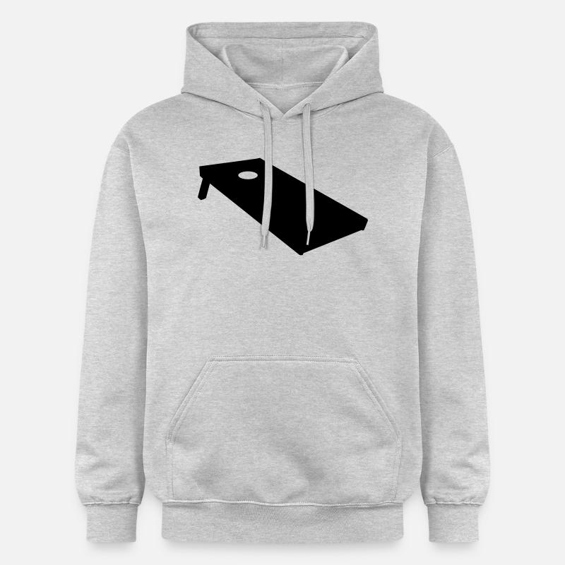 Cornhole - Sweat à capuche Softstyle® Gildan Unisexe - gris clair chiné