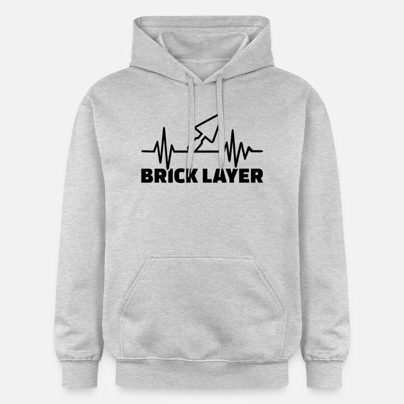 Maçon - Sweat à capuche Softstyle® Gildan Unisexe - gris clair chiné