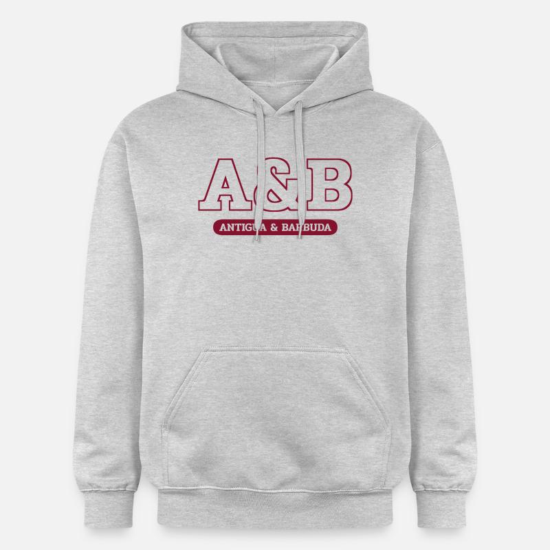 Antigua-et-Barbuda - St John’s - Antilles - Sweat à capuche Softstyle® Gildan Unisexe - gris clair chiné