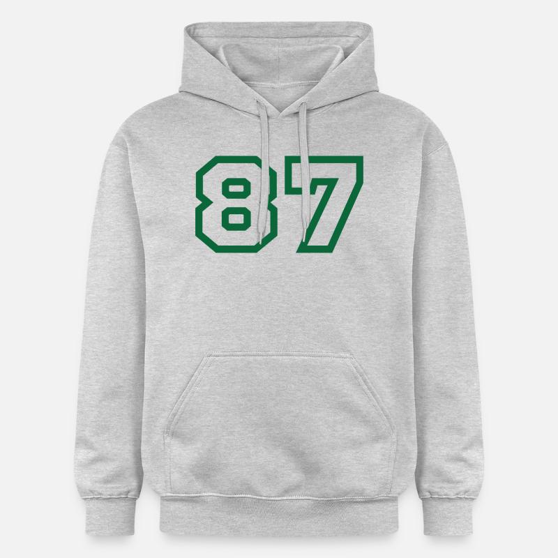 Numéro 87 sport - Sweat à capuche Softstyle® Gildan Unisexe - gris clair chiné