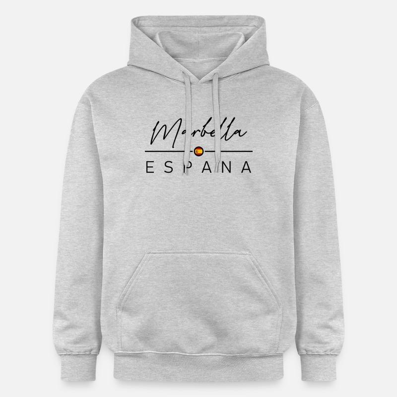 Espagne - Marbella - Espagne - España - Sweat à capuche Softstyle® Gildan Unisexe - gris clair chiné