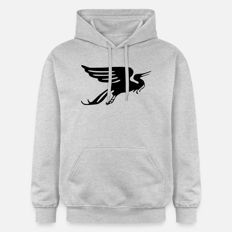 Wandervogel - Sweat à capuche Softstyle® Gildan Unisexe - gris clair chiné