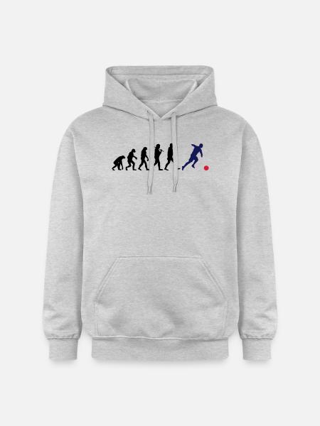 EVOLUTION FOOTBALL - Sweat à capuche Softstyle® Gildan Unisexe - gris clair chiné