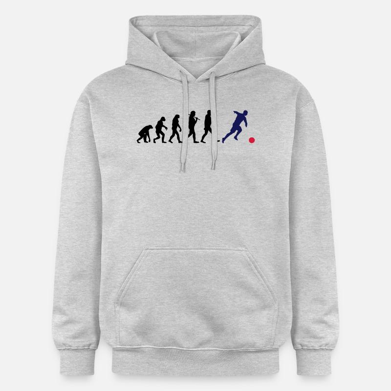 EVOLUTION FOOTBALL - Sweat à capuche Softstyle® Gildan Unisexe - gris clair chiné