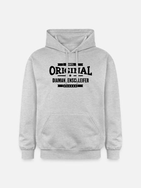 100% Diamantenschleifer - Gildan Unisex Softstyle® Midweight Hoodie - Hellgrau meliert