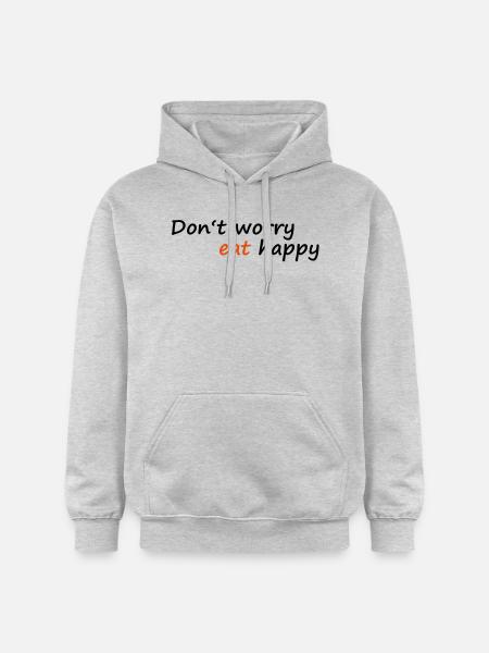 manger - Sweat à capuche Softstyle® Gildan Unisexe - gris clair chiné
