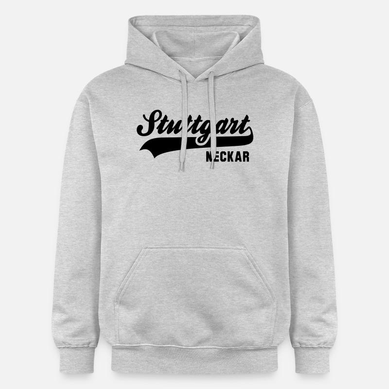 Stuttgart Neckar - Sweat à capuche Softstyle® Gildan Unisexe - gris clair chiné