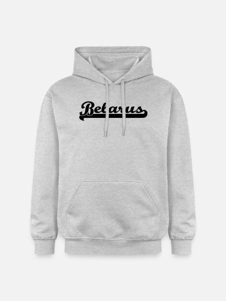 belarus writing - Gildan Unisex Softstyle® Midweight Hoodie - light heather grey