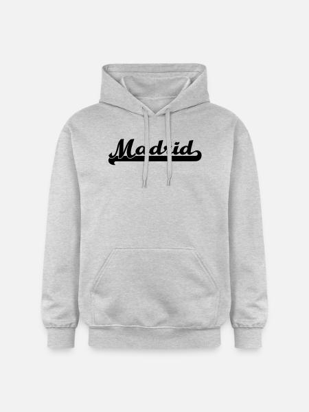 madrid - Gildan Unisex Softstyle® Midweight Hoodie - light heather grey