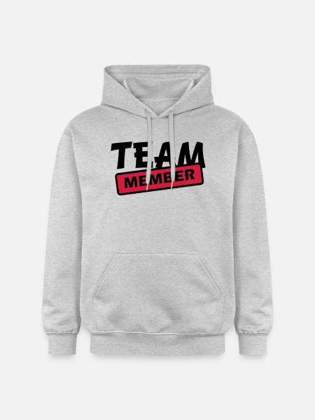 team member - Gildan Unisex Softstyle® Midweight Hoodie - light heather grey