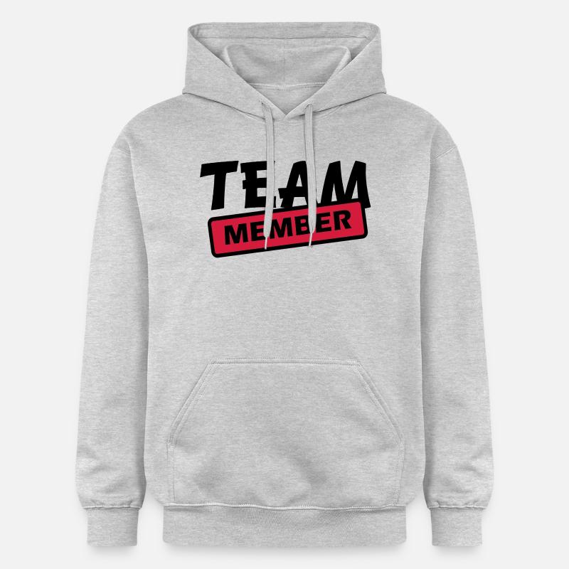 membre de l'équipe - Sweat à capuche Softstyle® Gildan Unisexe - gris clair chiné