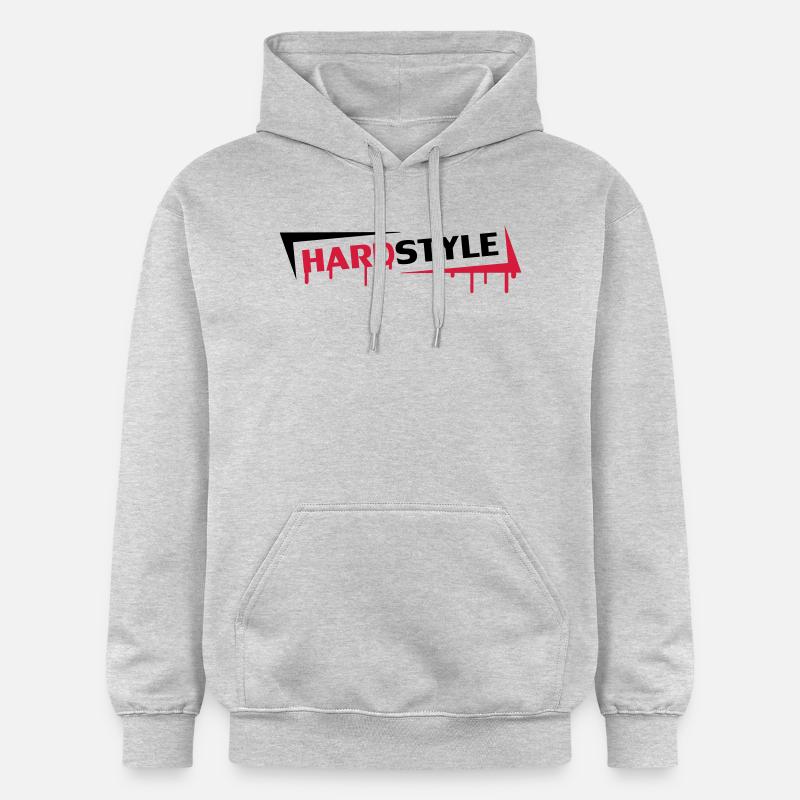 Hardstyle Graffiti - Sweat à capuche Softstyle® Gildan Unisexe - gris clair chiné