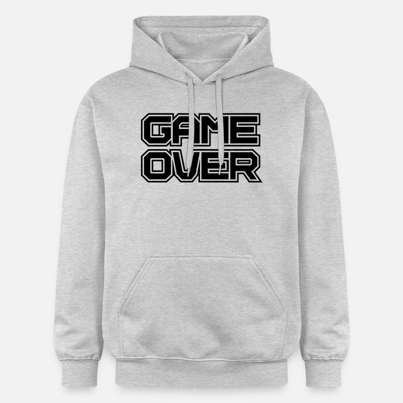 Game over - Sweat à capuche Softstyle® Gildan Unisexe - gris clair chiné