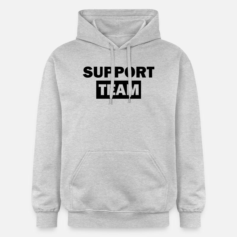 support team - Sweat à capuche Softstyle® Gildan Unisexe - gris clair chiné