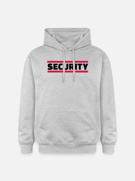 Security - Sweat à capuche Softstyle® Gildan Unisexe - gris clair chiné