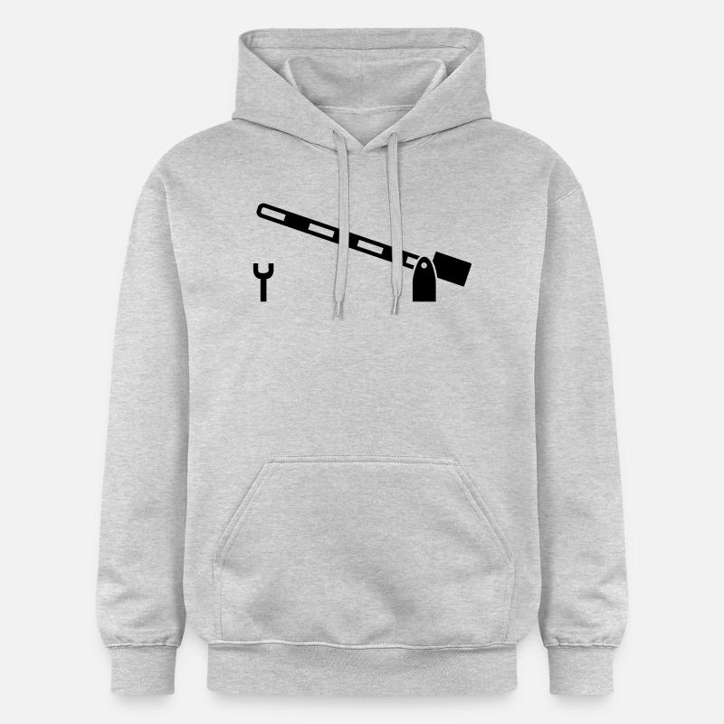 Barrière - Sweat à capuche Softstyle® Gildan Unisexe - gris clair chiné