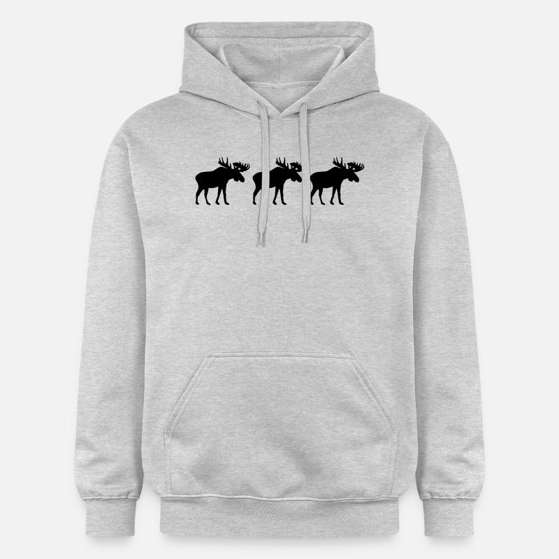 Élan - Sweat à capuche Softstyle® Gildan Unisexe - gris clair chiné