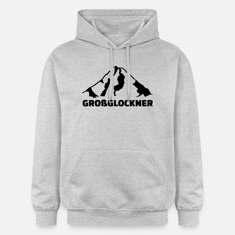 Großglockner - Gildan Unisex Softstyle® Midweight Hoodie - Hellgrau meliert