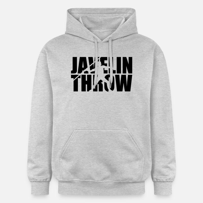 Javelin throw - Sweat à capuche Softstyle® Gildan Unisexe - gris clair chiné