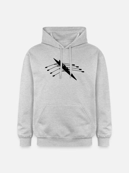 rowing - Gildan Unisex Softstyle® Midweight Hoodie - light heather grey