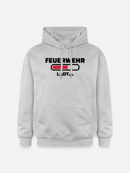 Feuerwehr - Gildan Unisex Softstyle® Midweight Hoodie - Hellgrau meliert