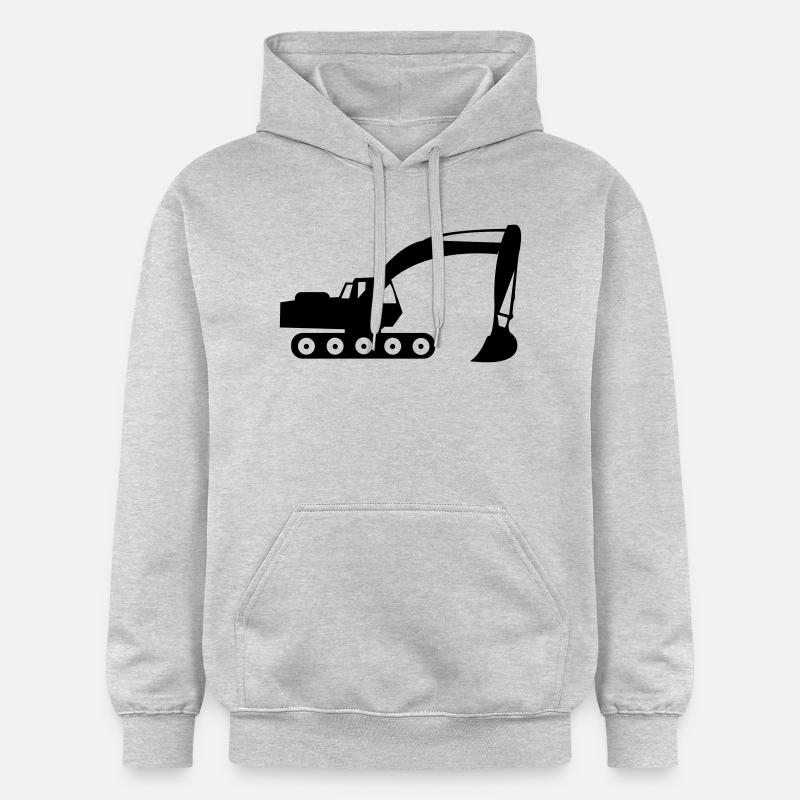 bagger_01 - Sweat à capuche Softstyle® Gildan Unisexe - gris clair chiné