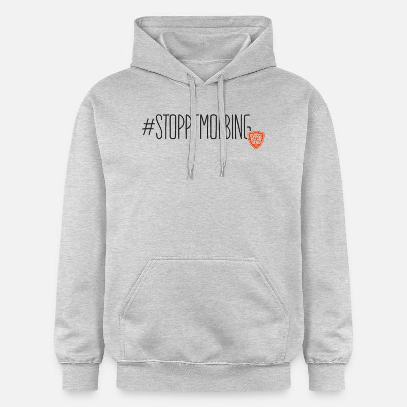 Arrêtez l'intimidation - Sweat à capuche Softstyle® Gildan Unisexe - gris clair chiné