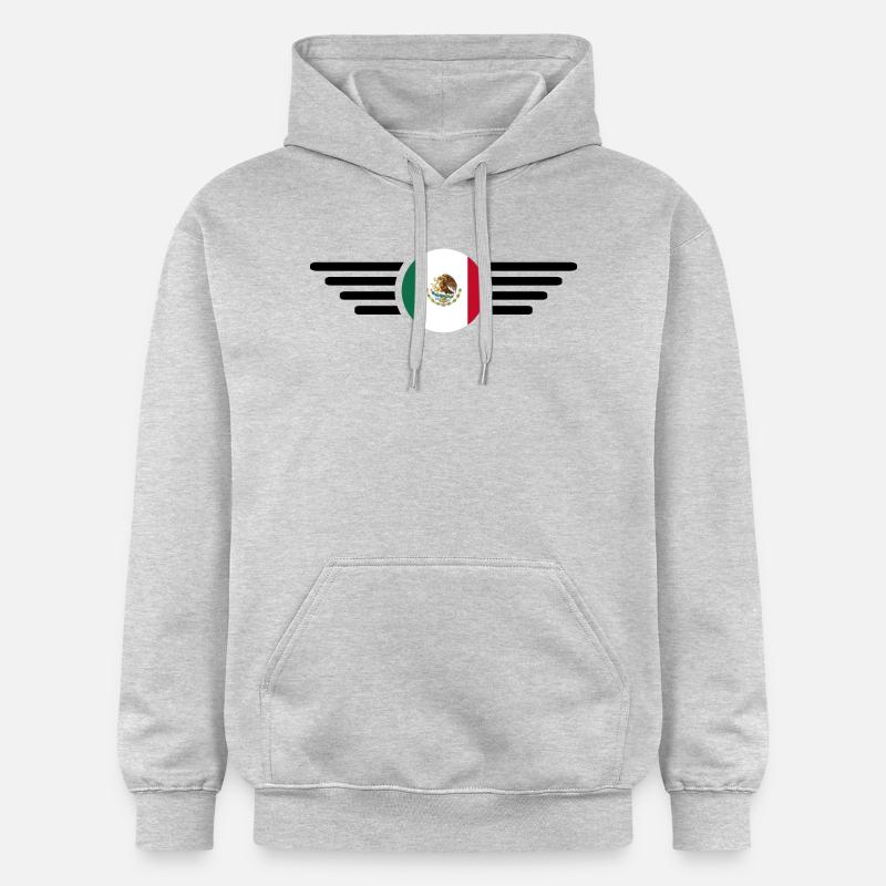 Mexique Style Design T-shirt - Sweat à capuche Softstyle® Gildan Unisexe - gris clair chiné