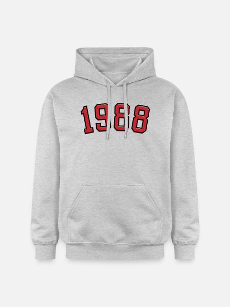Sport birth year 1988 - Gildan Unisex Softstyle® Midweight Hoodie - light heather grey