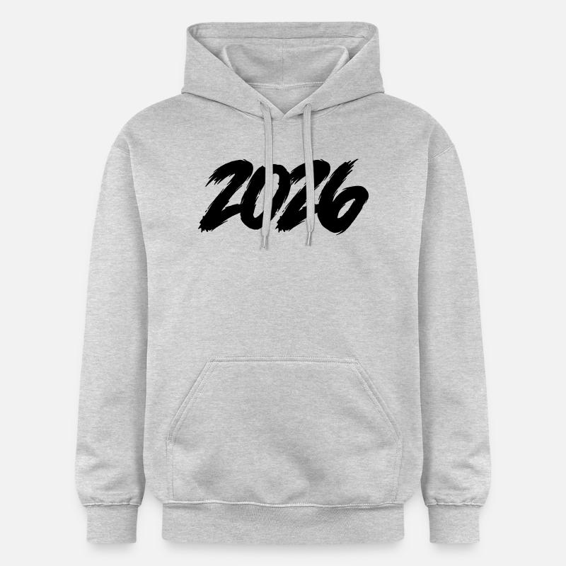 2026 - Sweat à capuche Softstyle® Gildan Unisexe - gris clair chiné