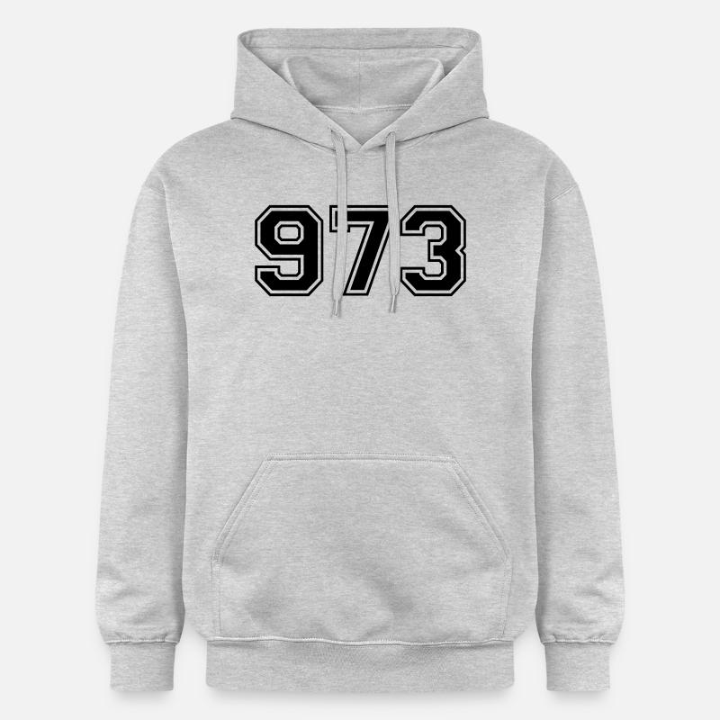 973 - Sweat à capuche Softstyle® Gildan Unisexe - gris clair chiné