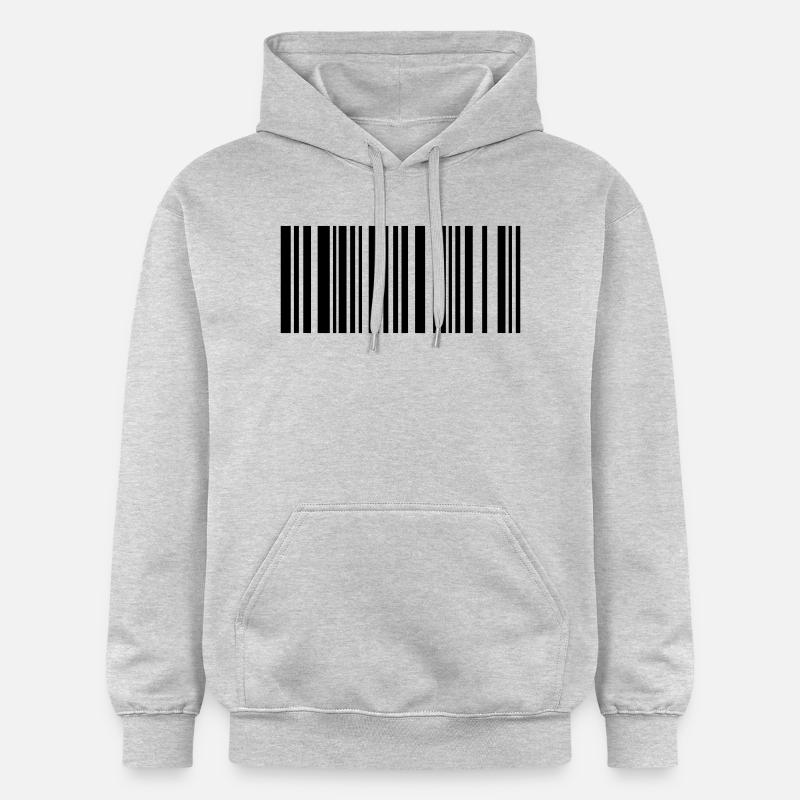 barcode - Sweat à capuche Softstyle® Gildan Unisexe - gris clair chiné