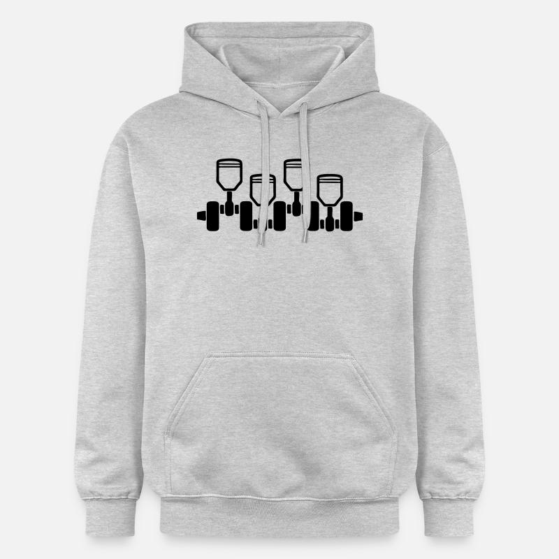 engine_2 - Sweat à capuche Softstyle® Gildan Unisexe - gris clair chiné