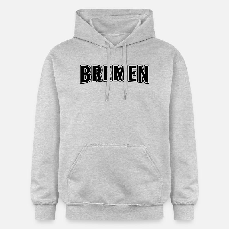 Brême - Sweat à capuche Softstyle® Gildan Unisexe - gris clair chiné
