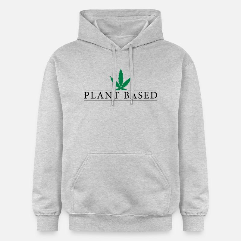 Plant Based - Gildan Unisex Softstyle® Midweight Hoodie - Hellgrau meliert