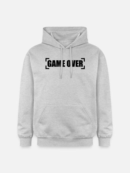 Game Over - Gildan Unisex Softstyle® Midweight Hoodie - light heather grey