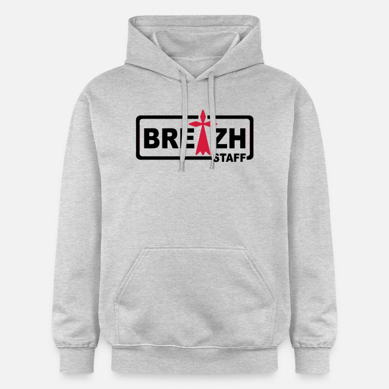 Breizh staff 2 - Sweat à capuche Softstyle® Gildan Unisexe - gris clair chiné